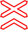 Level crossing (multiple tracks)