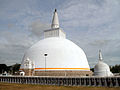 Ruwanwelisaya in Anuradhapura, the most sacred stupa in Sri Lanka.