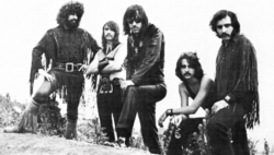 Steppenwolf in 1970 (L-R: Goldy McJohn, Jerry Edmonton, John Kay, Larry Byrom, George Biondo)