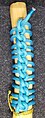 Single-Strand Ringbolt hitch (ABOK 3611). Buttonholing-style