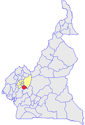 Division location in Cameroon