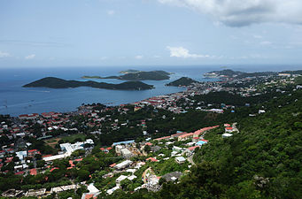 View of Charlotte Amalie.