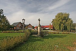 Belfry and a cross