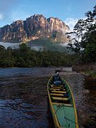 Río Merú en el Parque Nacional Canaima, estado Bolívar.