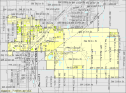 U.S. Census Bureau map showing city limits