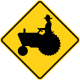 Tractor/farm vehicle crossing