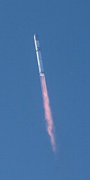 Launch of SpaceX's Starship during its Integrated Flight Test from Boca Chica, Texas.