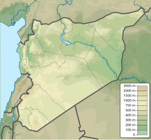 Battle of the Shaer gas field (October–November 2014) is located in Syria