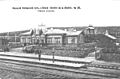 La estación en la década de 1910