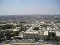 Old Aleppo with entrance to the main suq (view from the citadel).