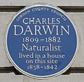 Charles Darwin plaque