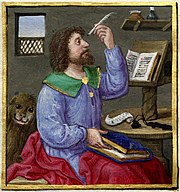 Mark the Evangelist with the lion, 1524.