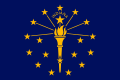 Bandera de Indiana.