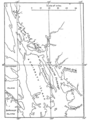 Map of principal mines, marked by an "x", in the Juneau Gold Belt