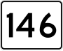 Route 146 marker