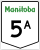 Provincial Trunk Highway 5A marker