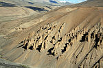 Natural Rock and Sand Formations along Sumkhel Lungpa River in More plains