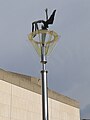 Icarus, 2002 Stainless-steel, plexiglass and bronze, height 750 cm Tel Aviv Museum of Art