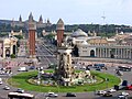 The Venetian Towers in Plaça d'Espanya