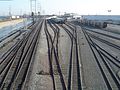 Image 51Yard for Amtrak equipment, located next to the Los Angeles River. The two tracks on the left are the mainline. (from Rail yard)