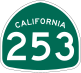 State Route 253 marker