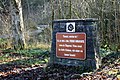 Memorial plate dedicated to prince Pierre Bonaparte