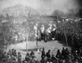 Image 2A veil-burning ceremony in Uzbek SSR as part of Soviet Hujum policies (from History of Uzbekistan)