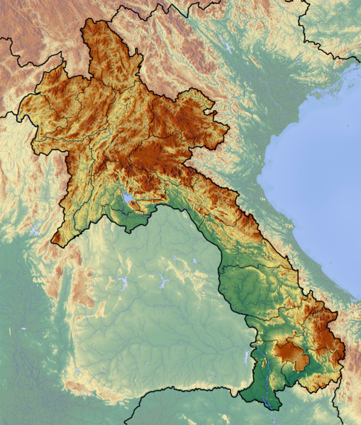 File:Laos location map Topographic.png