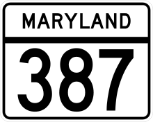 MD Route 387.svg