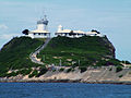 Nobbys Headland was originally an island until convicts made a break wall to afford protection and to mine the island for coal