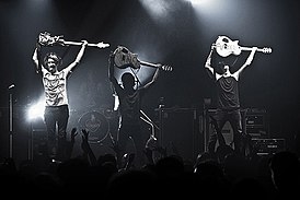 Pierce the Veil playing at Taste of Chaos 2009.