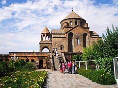 Saint Hripsimé Church, opened in 618