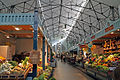 A green grocers in the Tampere Market Hall