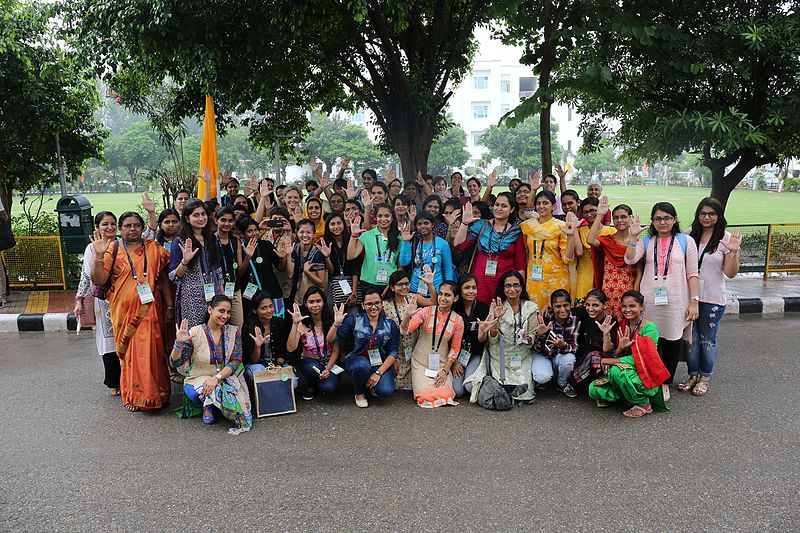 File:WikiLovesWomen WikiconferenceIndia August6 2.jpg