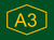 A3 highway logo