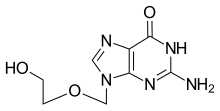 Aciclovir 2D structure.svg