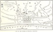 Map of troop positions during the Battle of Helena