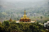 Long shot view of Buddha Dhatu Jadi