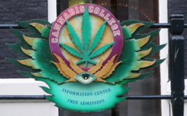 Cannabis College in Amsterdam's historic Red Light District