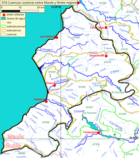 La cuenca del río Reloca está incluida dentro del item 074.