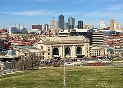 The downtown Kansas City skyline