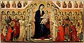 La Maestà, obra de Duccio Dibuoninsegna.