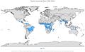 Image 6Worldwide zones of Tropical savanna climate (Aw). (from Geography of Cambodia)