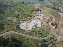 aerial view of launch area at SF-88