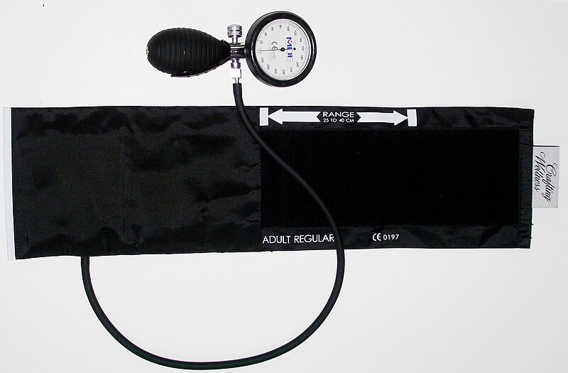 Файл:Sphygmomanometer&Cuff.JPG