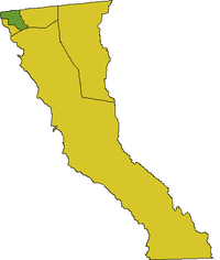 Location of Tijuana