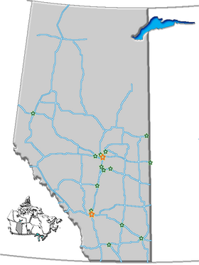 Alberta Cities and Roads