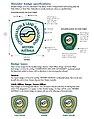 Western Australian Department of Conservation and Land Management shoulder's badges, 2004.[1]