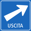 4.63 Exit sign (in Italian)