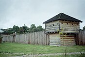 Replica of Fort Randolph, where Cornstalk was murdered